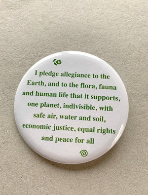 Pledge of Allegiance to the Family of Earth Button